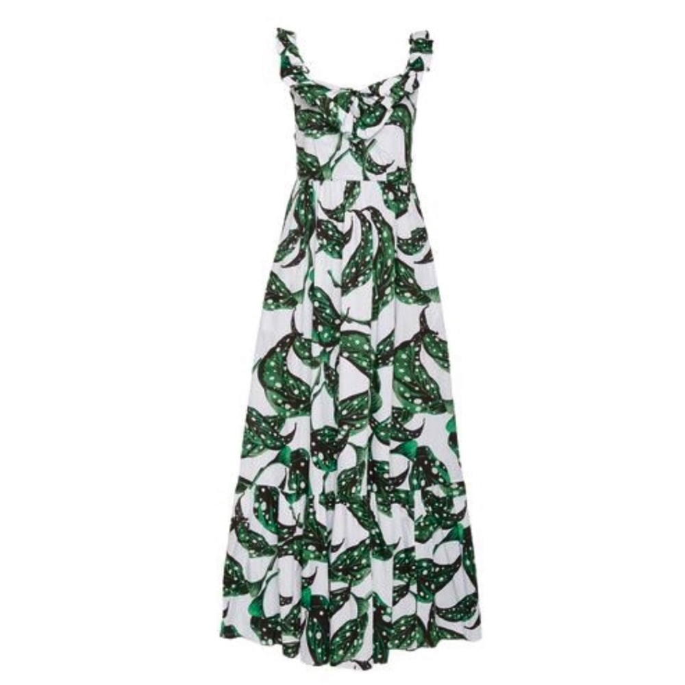 Borgo De Nor Liya Leaf Print Maxi Dress - Picture 6 of 17